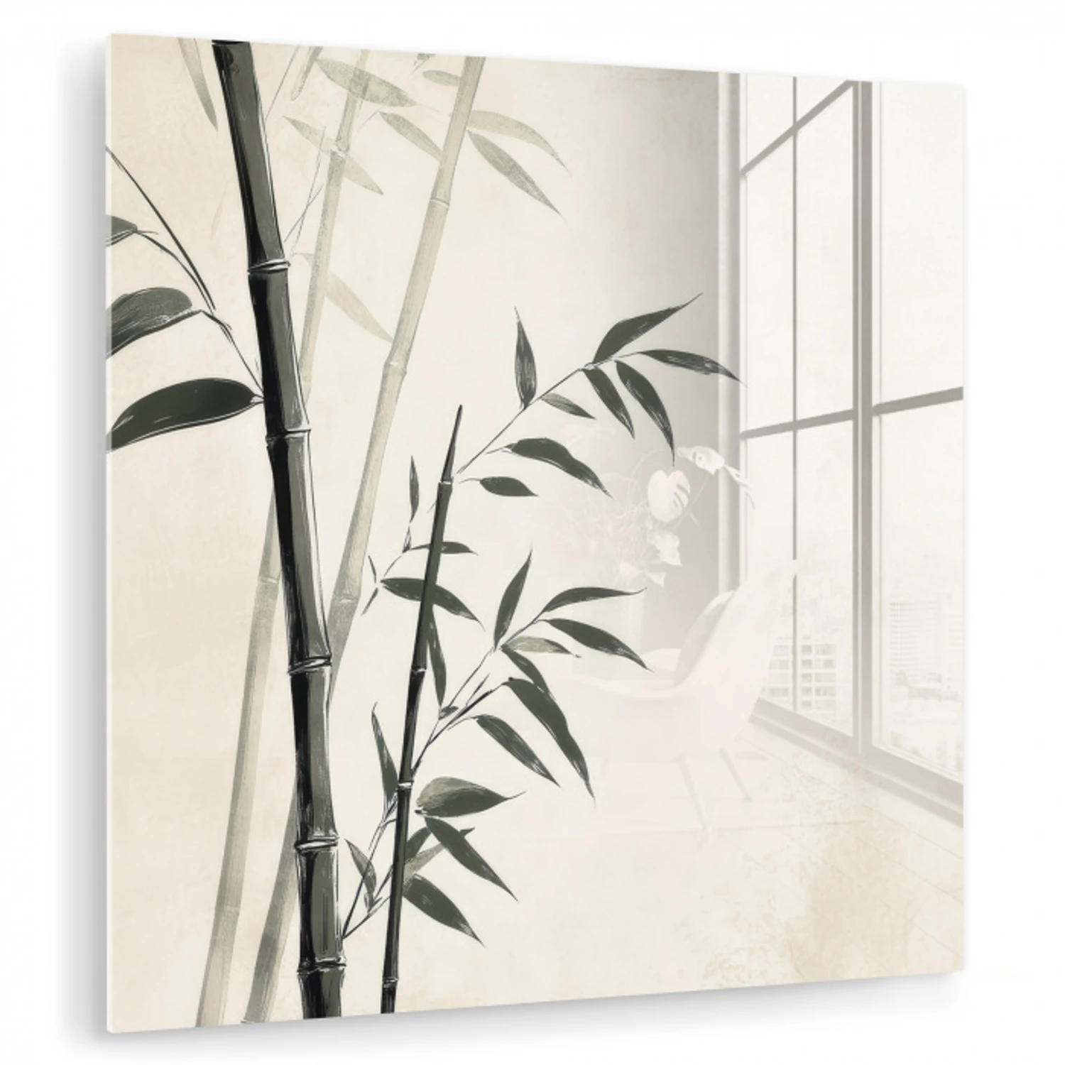 Japandi - Bamboe - Beige plexiglas 5mm klein -zzzproduct_nieuw