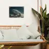 Astronaut - Kat - Glas - Stoel tuinposter los doek klein -sfeer7