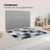Patroon - Blauw - Vierkanten Inductie beschermer vinyl 3mm klein -wsfeer7_website