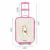 Bohemian paard in pastel kleuren Kinderkoffer - Roze klein -productfoto_formaten