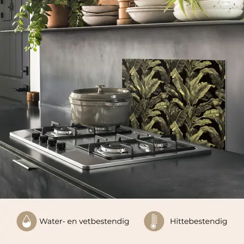 Botanisch - Bladeren - Groen keuken achterwand spatscherm klein 900 -usp_NL