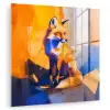 Vos - Oranje - Vormen - Abstract plexiglas 5mm klein -zzzproduct_nieuw