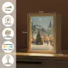 Kerstsfeer - Stadsplein - Kleurrijk Light Box met kabel (Tafellamp) klein -USP_websiteoverzichtNL