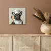 Bril - Hond - Kok aluminium wit klein -sfeer4