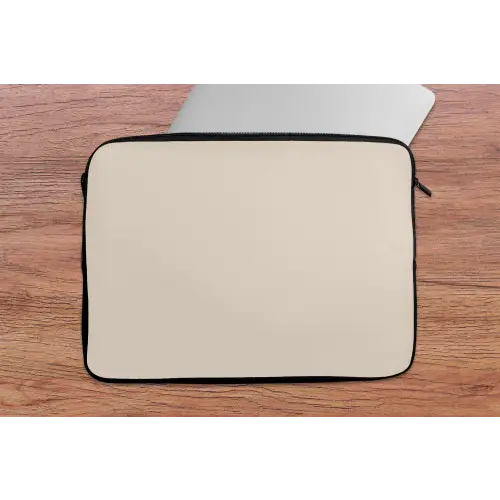 Licht - Beige - Kleuren - Kleur - Effen laptophoes neopreen klein 279 -tafel