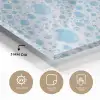 Schuim - Bubbels - Blauw plexiglas 5mm klein -sfeer2