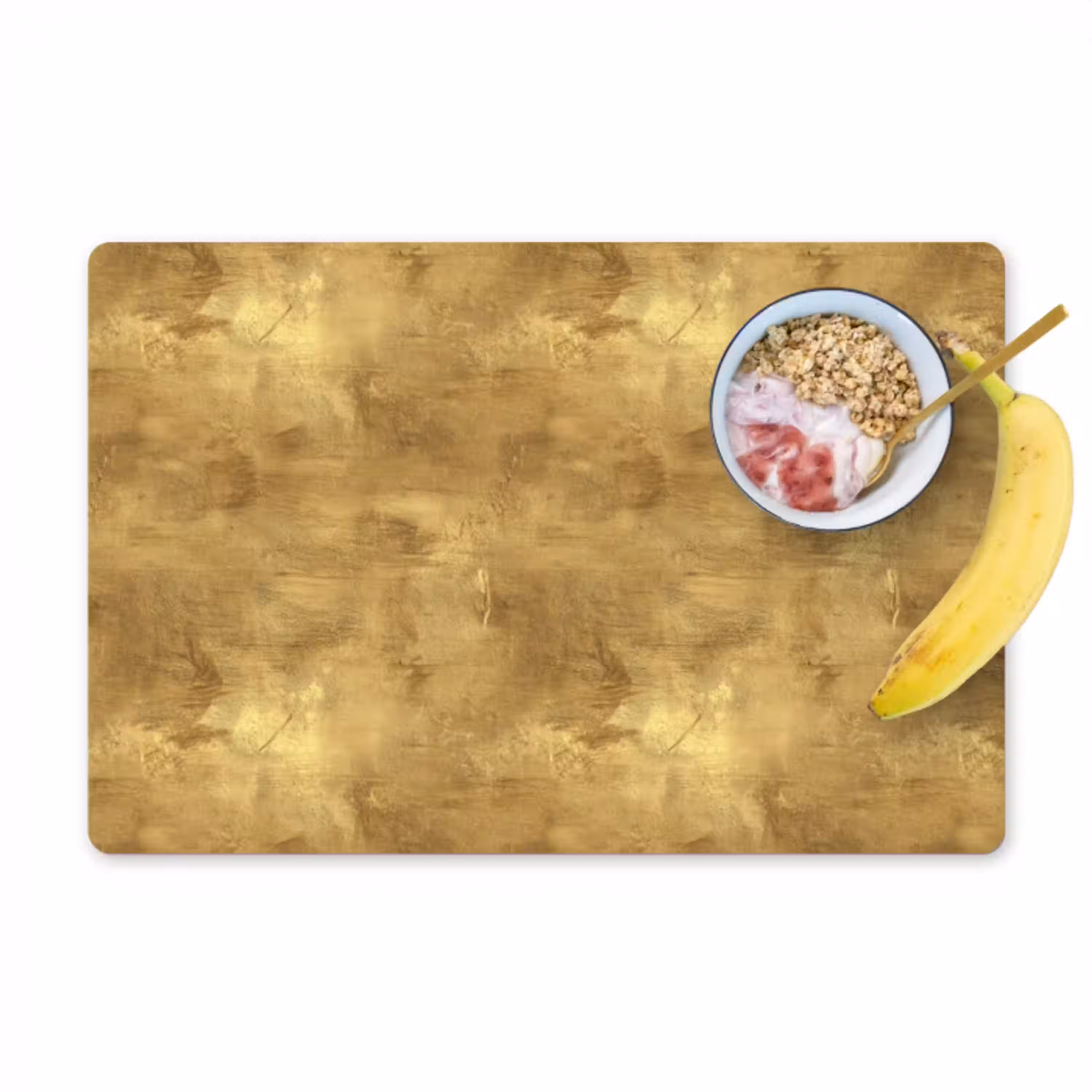 Industrieel - Textuur - Goud Placemat vinyl groot 368 -zzzproduct_Kitchenyeah-website