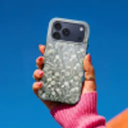 Bloemen - Botanisch - Blauw Toughcase MagSafe Apple iPhone 17 Pro Max klein -Sfeer1V