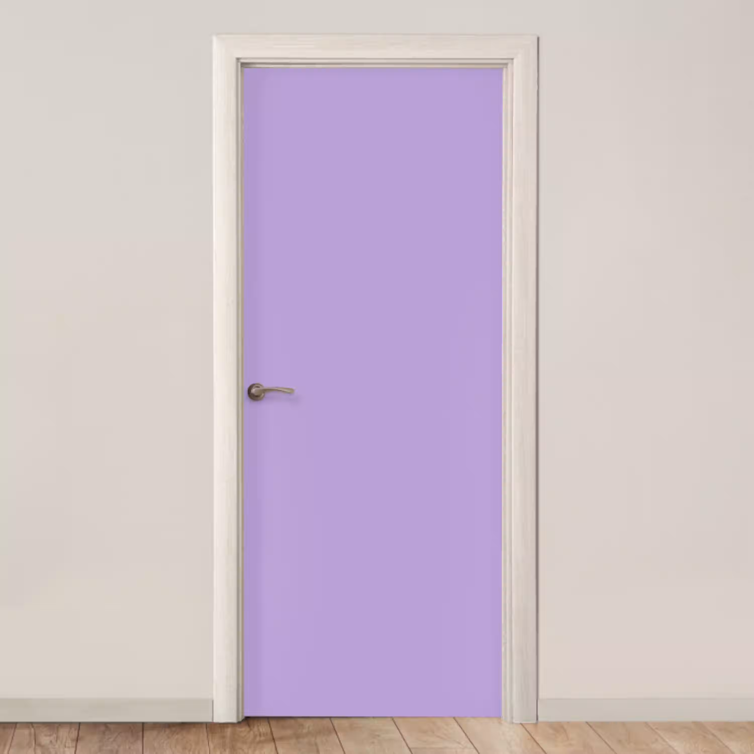 Soft - Lavender - Paars deurposter klein 289 -3d_beige