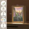 Vingerhoedskruid - Bloemen - Tuin Light Box met kabel (Tafellamp) klein -USP_NL