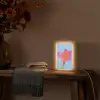 Bloem - Detail - Kleurrijk Light Box met kabel (Tafellamp) klein -sfeer4