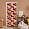 Bloemen - Abstract - Aardetinten deurposter klein 289 -sfeer1