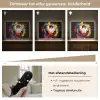 Graffiti - Sport - Voetbal - Verf - Bal Light Box met batterij (Wandlamp) middel -USP_dimbaarNL