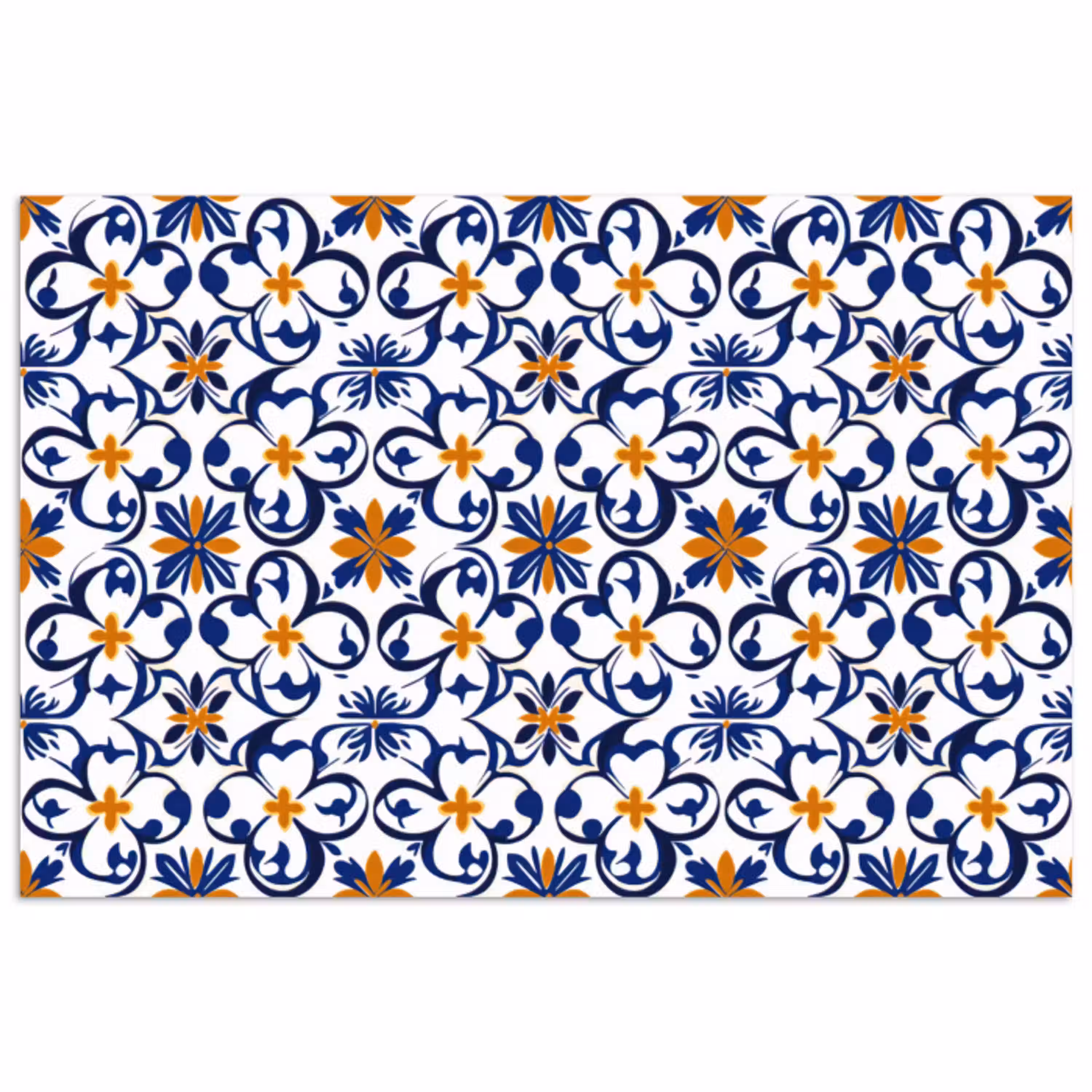 Patroon - Modern - Kleurrijk poster papier klein 62 -3d