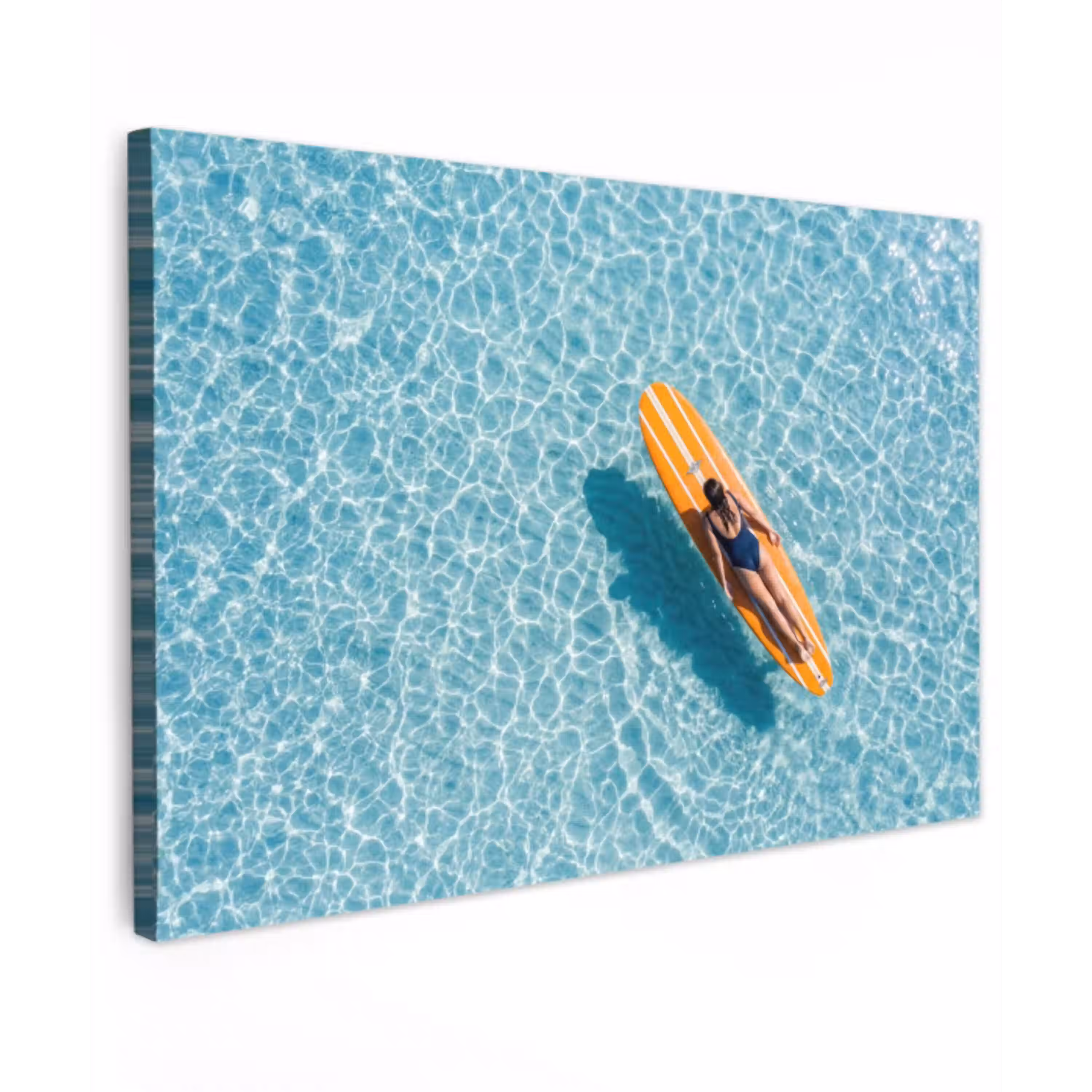 Surfboard - Water - Badpak - Oranje canvas 2cm klein -z3d