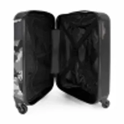 Camogrijs NBS - Handbagage koffer - Kinderen Unisex middel -binnenkant