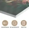 Leeuw - Leeuwenkop - Wilde dieren - Bloemen PET vilt klein -closeup_NL