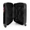 Roze voetbal met graffiti NBS - Handbagage koffer - Unisex middel -binnenkant