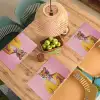Tijger - Bril - Geel - Jasje Placemat vinyl groot -zzsfeer5_Kitchenyeah-website