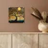 Boom - Maan - Bloemen - Goud - Kunst plexiglas 5mm klein -sfeer5