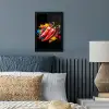 Peper - Graffiti - Verf - Abstract - Modern - Kleurrijk fotolijst zwart zonder passe partout klein -sfeer3
