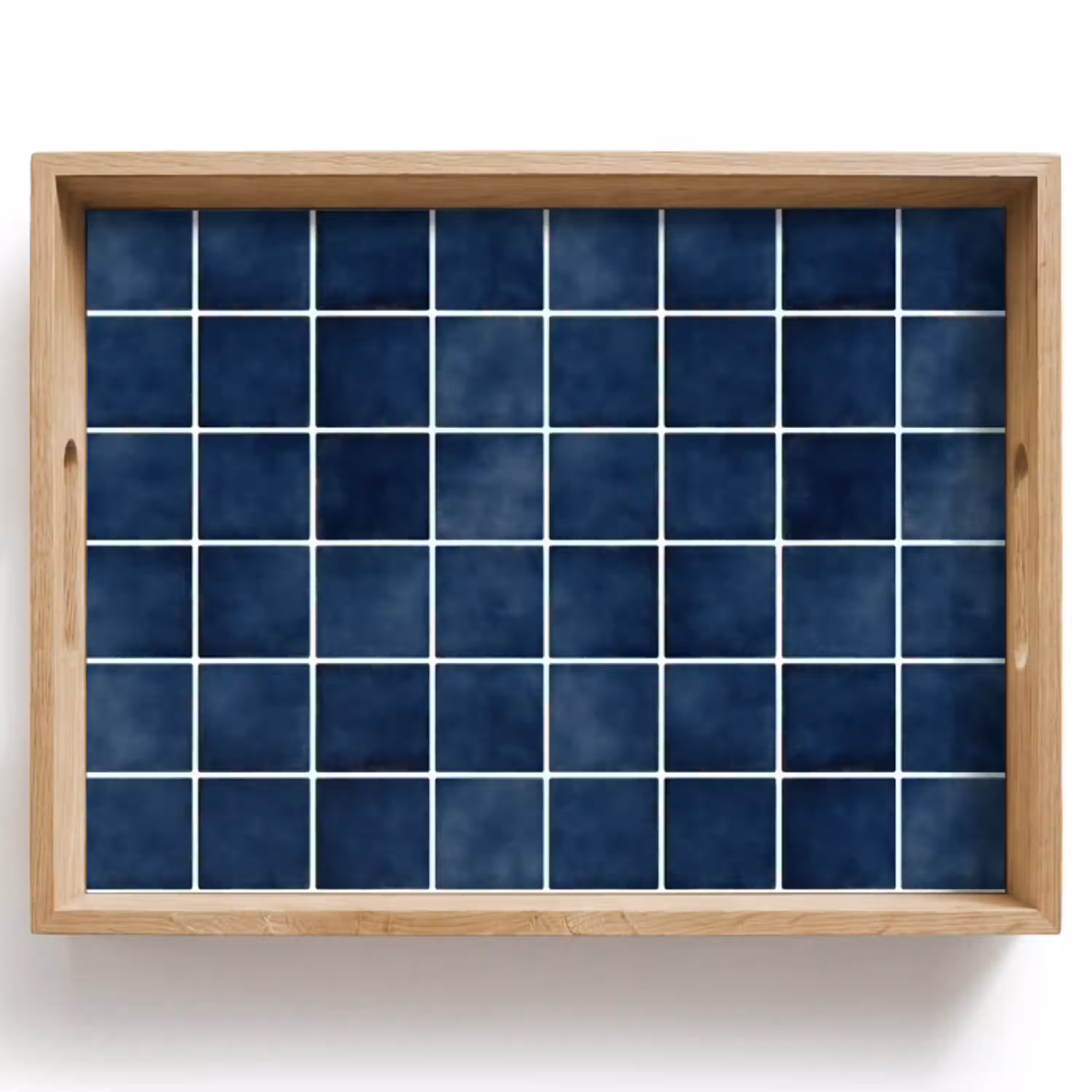 Tegel - Modern - Blauw Dienblad Rechthoek middel 911 -z3d_shopping