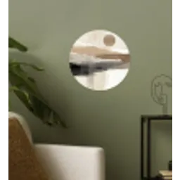 Minimalistisch - Landschap - Dimensie Wandcirkel behangsticker klein -sfeer2