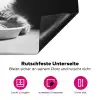 Langharige kat - Zonnebril - Spaghetti - Humor - Zwart - wit Inductie beschermer vinyl 3mm klein -zzzzzzz-lf-onderkant