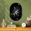 Verfspatten - Wit - Abstract - Explosie Wandcirkel Ovaal Forex klein -sfeer2