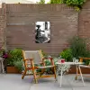 Koffiemolen - Gemalen - Vintage Tuinposter op houten frame 2 cm dik klein -sfeer3