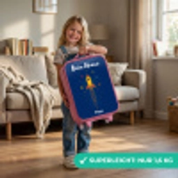 Raket - Planeten - Sterren Kinderkoffer - Roze klein -sfeer2_DE