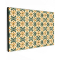 Keramiek - Verweerd - Kleurrijk canvas 2cm klein 34 -z3d