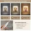 Leeuw - Dieren - Kinderen - Bruin - Meisje Light Box met kabel klein -USP_lichtkleurNL