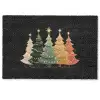 Kerstbomen - Kleurrijk - Lichtjes - Ster Deurmat klein -zkaufland3d
