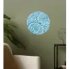 Water - Blauw - bubbels Wandcirkel behangsticker klein -sfeer2