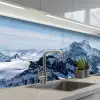 Landschap - Bergen - Sneeuw - Wit keuken achterwand 2 middel -3d_schuin