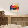 Watercolor - Kunst - Modern aluminium wit klein -sfeer3