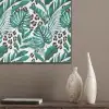 Dierenprint - Panter - Bladeren - Tropisch - Jungle PET vilt middel -sfeer6_closeup