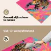 Luipaard - Roze - Oranje - Blauw - Verf Inductie beschemer met haakjes klein -ky-schoon-nl