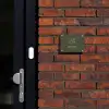 Donkergroen - Klassiek Naambord Rechthoek middel -sfeer1-rechthoek-S