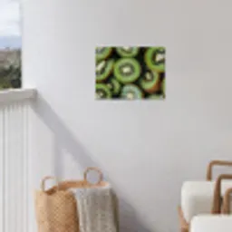 Kiwi - Fruit - Groen tuinposter los doek klein -sfeer8