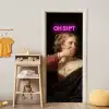 Quote - Neon - vrouw deurposter klein -sfeer4