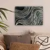 Lijnen - Patroon - Abstract - Wit canvas 2cm klein -sfeer1