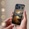 Berglandschap met Gouden Zonsondergang Telefoonhoesje iPhone 17 Pro Max klein -sfeer3_FR