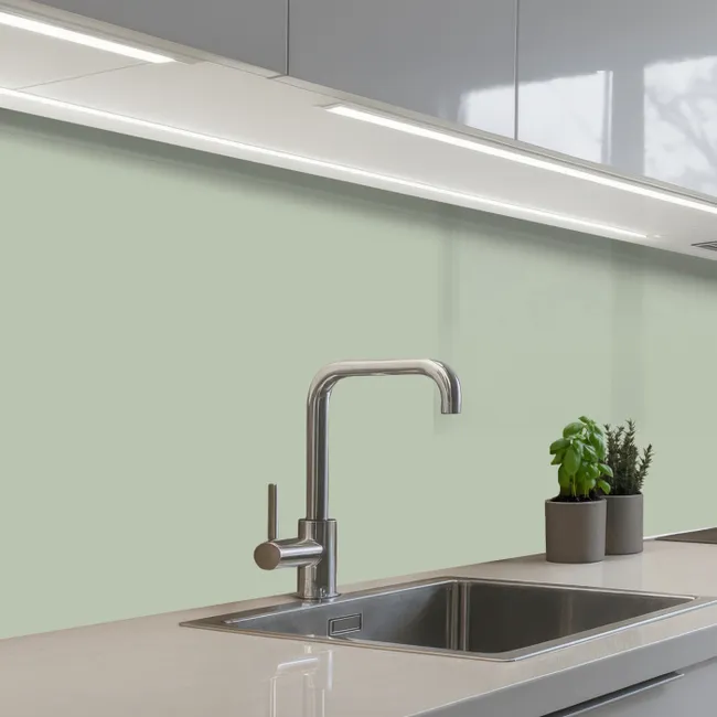 Kitchen splashback - Mint green - Solid color