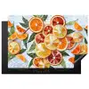 Schijfjes - Fruit - Oranje - Mozaïek Inductie beschermer vinyl 3mm klein -3d