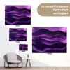 Golven - Abstract - Paars tuinposter los doek klein -Xsfeer9_DE