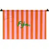 Patroon - Oranje - Fijn - Strepen Wandkleed katoen klein -zz3d