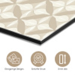 Patroon - Klassiek - Beige aluminium wit klein 46 -closeup_DE