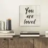 Minimalistisch - Beige - Love plexiglas 5mm klein -sfeer1